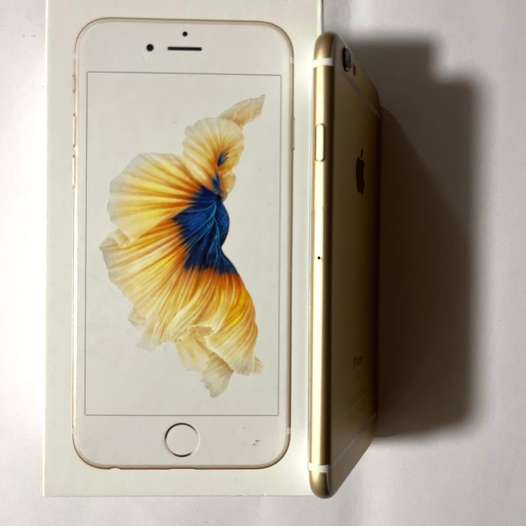 美品 iPhone6s 本体と付属品一式128GB ゴールド SIMフリー