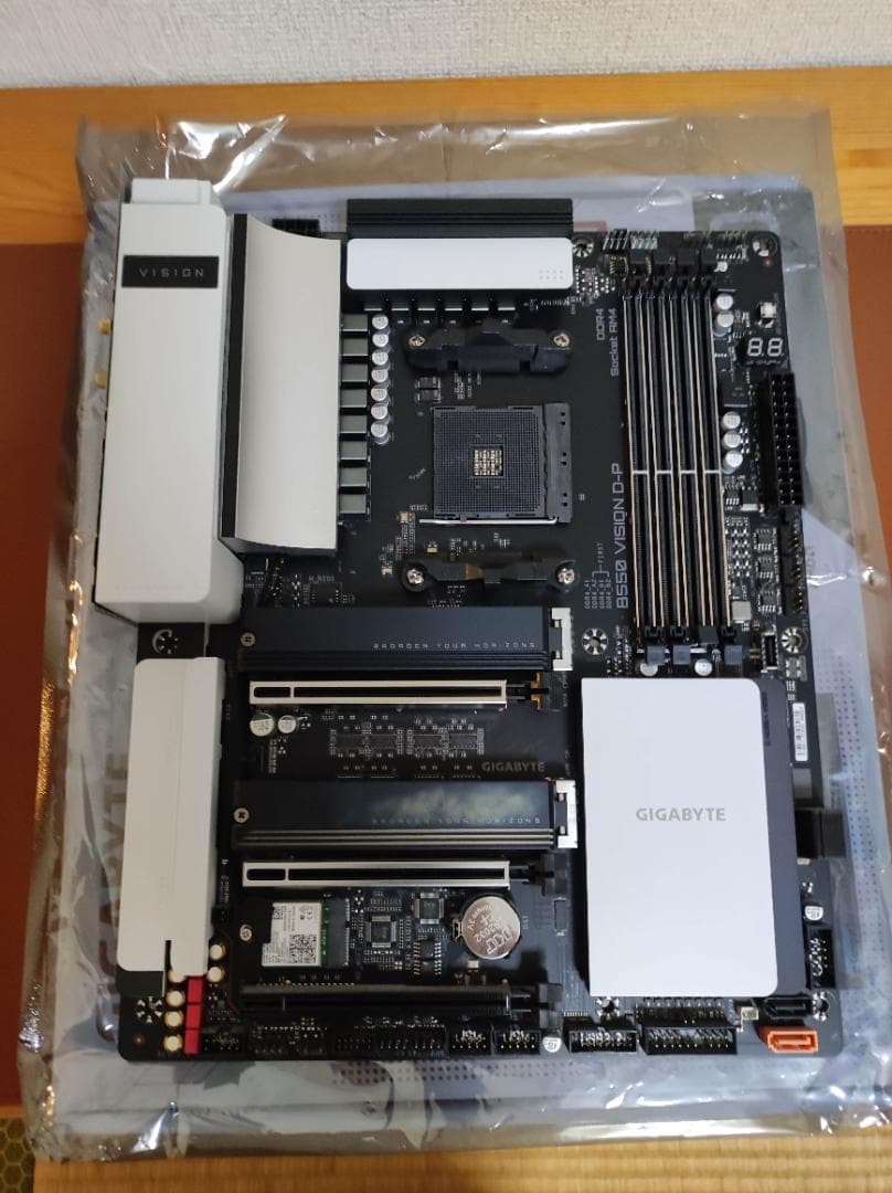 【豪華白パーツ3点】B550 VISION D-P / 32GB / ROG電源